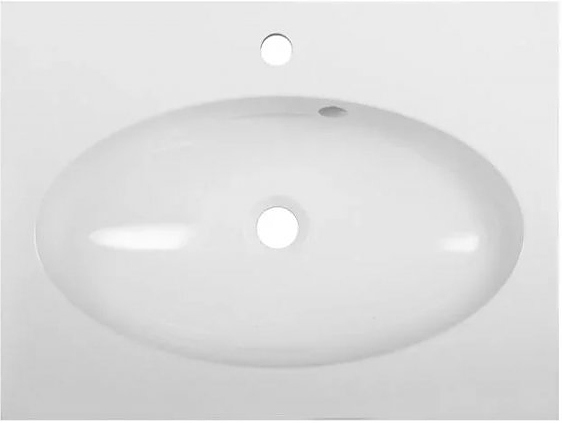 Раковина ЭСТЕТ Вегас 80 ФР-00000959 80х45х13 см, литьевой мрамор