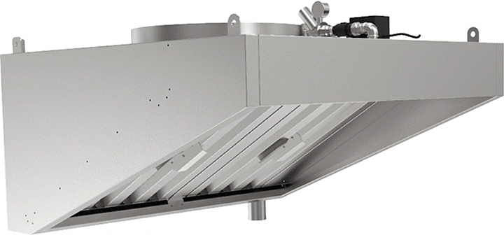 Зонт вытяжной пристенный КОБОР HFR-2-120/100/К с гидрозатвором