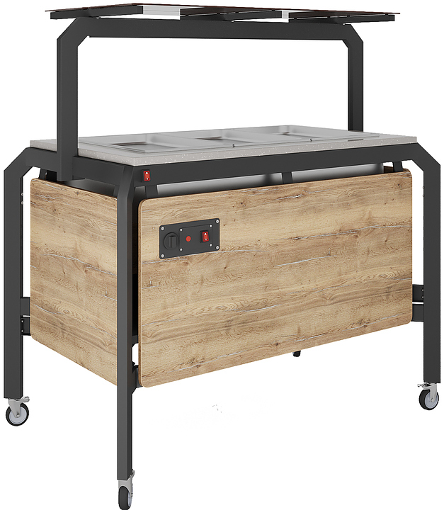 Салат-бар КОБОР AO120 white/nAOural/coal