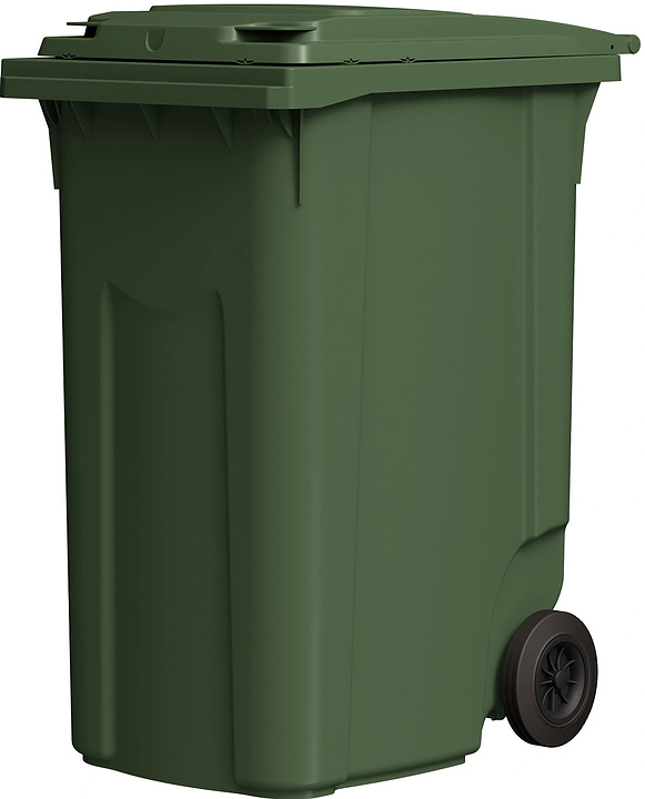 Контейнер для мусора iPlast 28.C29 360 л зеленый
