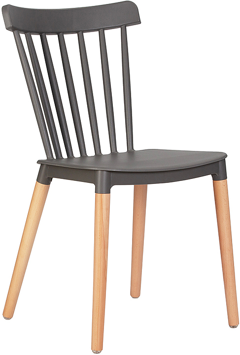 Стул обеденный DOBRIN 687PP-LMZL THEO (темно-серый)