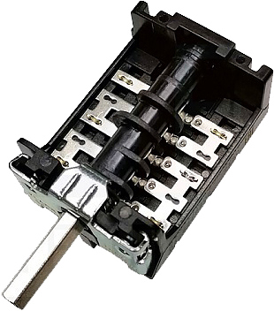 Переключатель Теплоф Gottak 4-х позиционный (черный)  7LA 840511