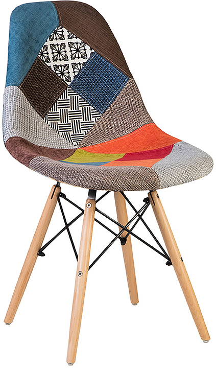 Стул обеденный DOBRIN 638PP-LMZL DSW (мозаика, светлый бук)