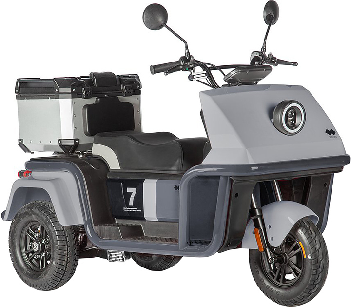 Трицикл WANSHIDA DOUHAO черно-серый