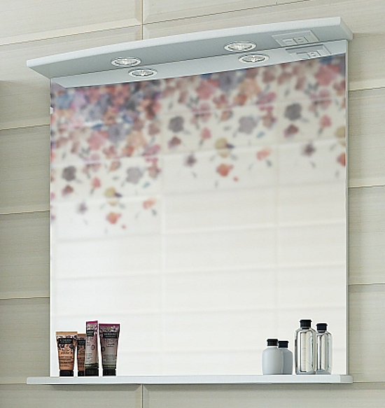 Зеркало Sanflor Софи 75 см NEW белое