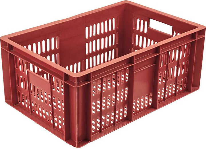 Ящик для колбасы ТАРА.РУ 201 МСК 600х400х250 мм красный