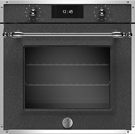 Духовой шкаф Bertazzoni F6011HERVPTND черный текстурный с хромированной фурнитурой