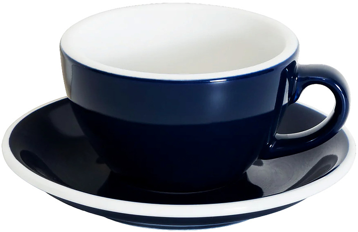 Кофейная пара Loveramics Egg Cappuccino C088-25BDE/C088-26BDE 200 мл, синий (denim)