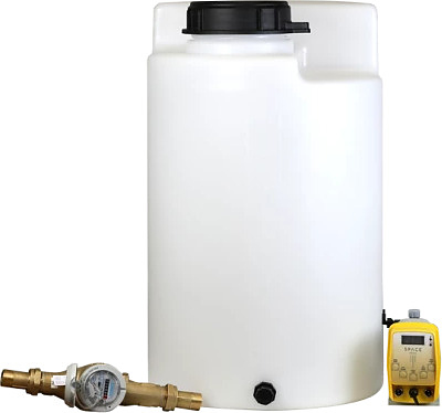 Комплекс дозирования SpaceAqua Dose 603-IMP, емкость 100 л, счетчик Dn25