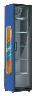 Шкаф холодильный ARKTO Slim-195-Eco-U 392х525х1990 мм синий, черный