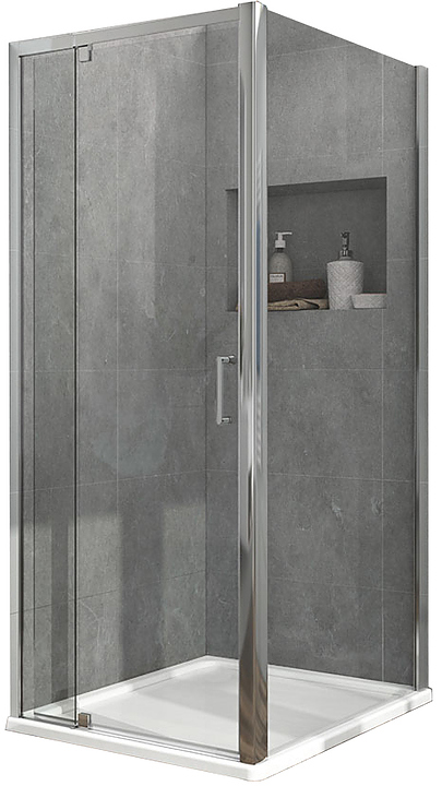 Уголок душевой Vincea Intra VSR-1I708090CL 70/80х90 см, прозрачное стекло, хром