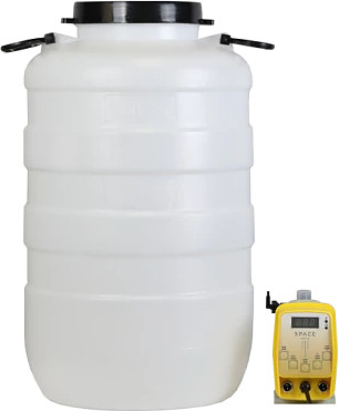 Комплекс дозирования SpaceAqua Dose 603-IMP, емкость 50 л, от счетчика EW/RI