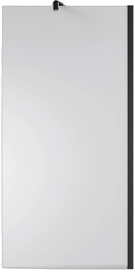 Шторка для ванны TIMO TC-80/03F-8 80х140 см, неподвижная, стекло матовое, профиль черный