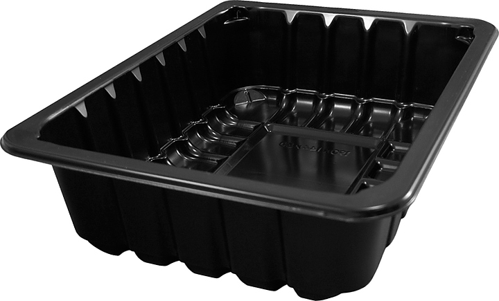 Контейнер под запайку VASSILII 210х148х55 мм 1000 мл чер. 1х400