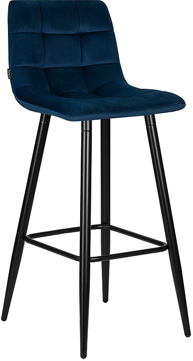Стул барный DOBRIN 8078-LML-N NICOLE (темно-синий) 2 шт.