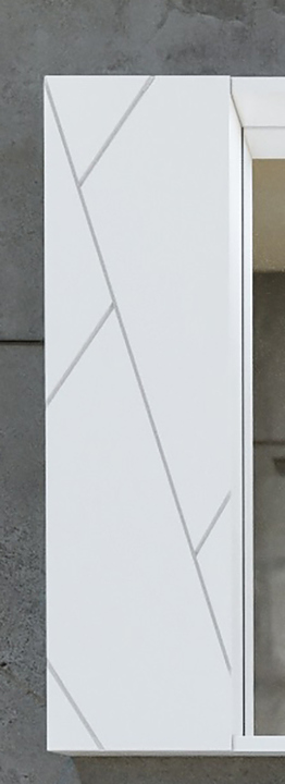 Шкаф подвесной БРИКЛАЕР Кристалл 20 20х70 с дверью, белый