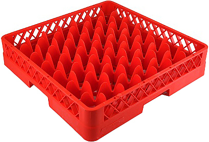Кассета для бокалов Tribeca 500*510*100 мм, красная