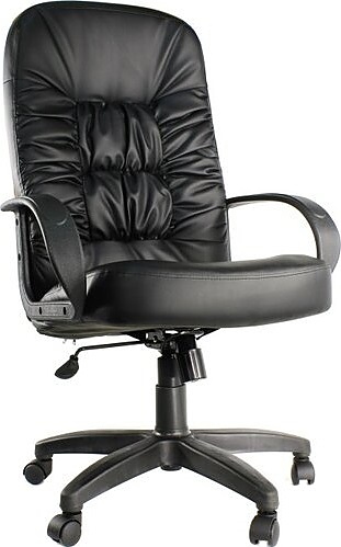 Кресло офисное Chairman 416 ЭКО, черное матовое