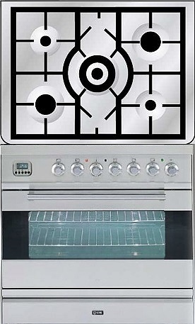 Газовая плита с духовым шкафом ILVE PF-80C-VG
