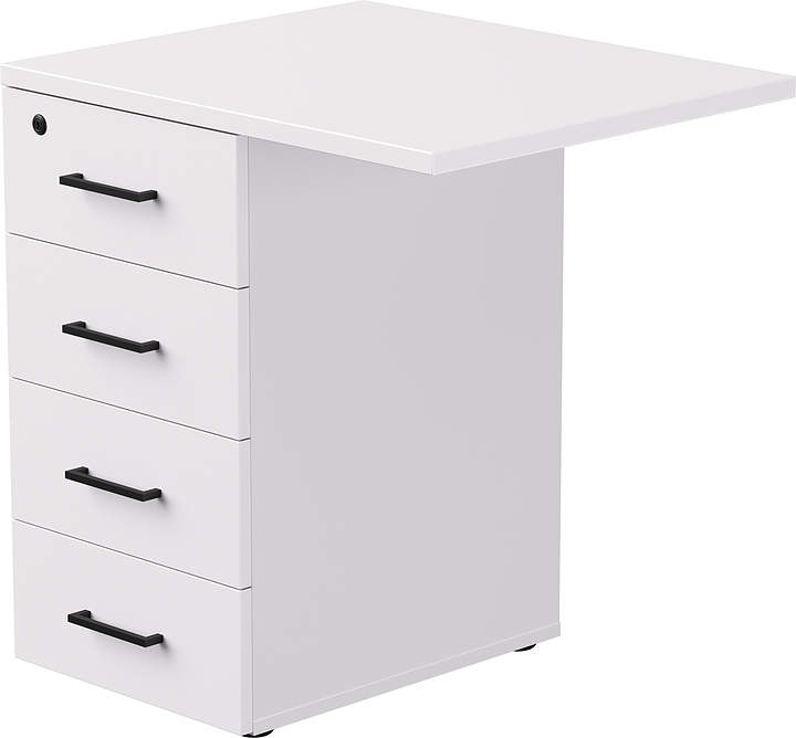 Тумба приставная Everprof EVO 71х60х75,5 см белая