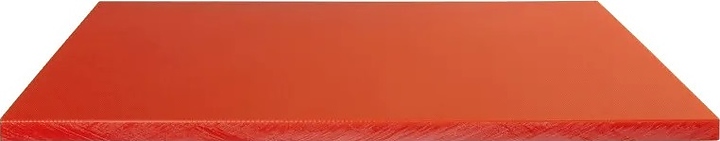 Доска разделочная NORMA 500х350х15 мм (полиэтилен) красная