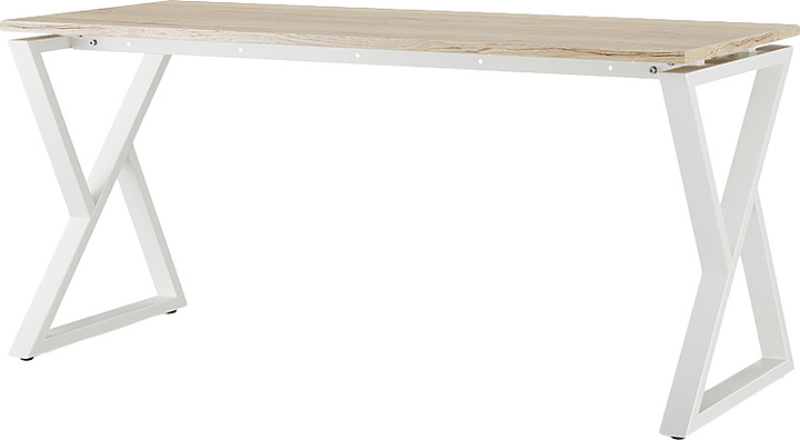 Стол офисный КОБОР W-140/80 white/natural