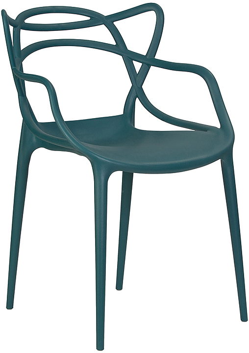 Стул обеденный DOBRIN 601PP-LMZL-N MASTERS (морская волна) 4 шт.