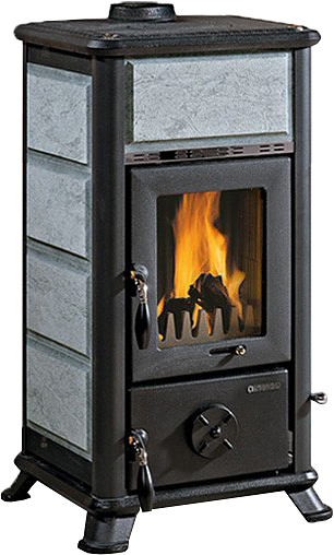 Дровяная печь-камин La Nordica Dorella L8 X Natural Stone