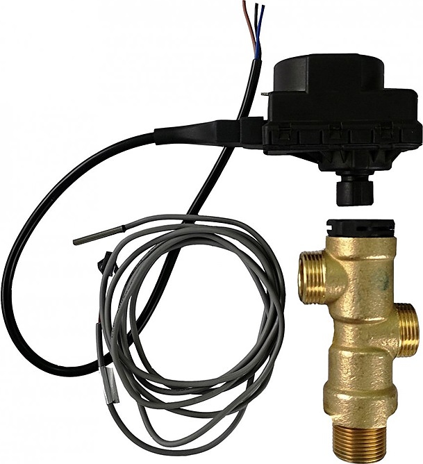 Комплект 3-ходового крана с датчиком для подключения бойлера к электрокотлам Ferroli 1KWMA3WA