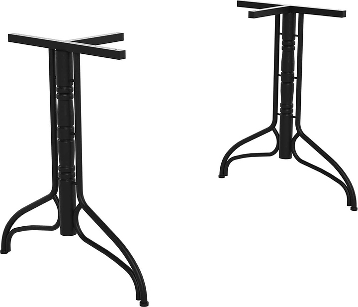 Подстолье Sheffilton SHT-TU28 (металл) черный муар