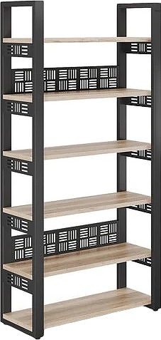 Стеллаж открытый КОБОР SO6-60/36 black/natural