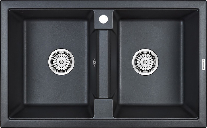 Мойка кухонная Paulmark Zwilling PM238150-BL черная