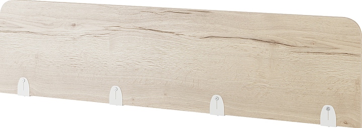Верхний экран-перегородка КОБОР EV-160 white/natural (ЛДСП)
