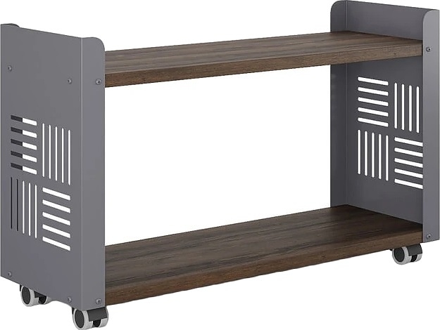 Стеллаж мобильный КОБОР SМ2-90/30 graphite/charlston