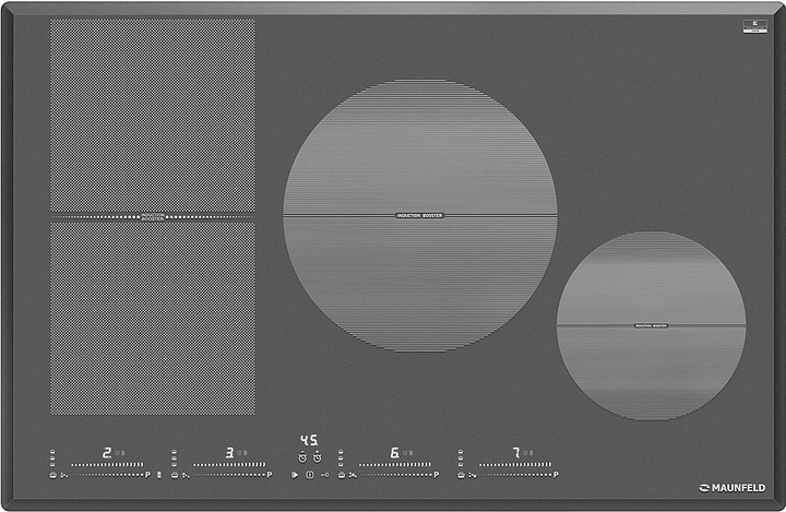 Варочная панель индукционная Maunfeld CVI804SFDGR графит