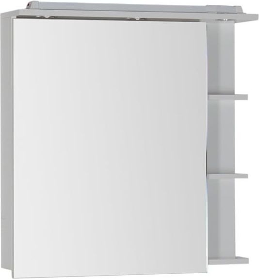 Шкаф зеркальный Aquanet Лаконика 85 белый