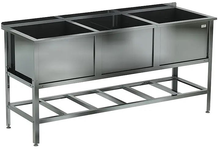 Ванна моечная КОБОР ВМСБ/3-220/78