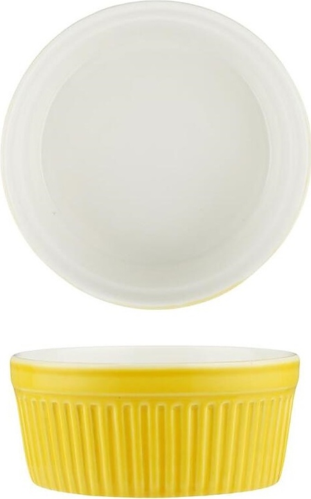 Соусник P.L. Proff Cuisine F0332Y-2.6W Рамекин 80 мл d=6,5 см (фарфор) желтый