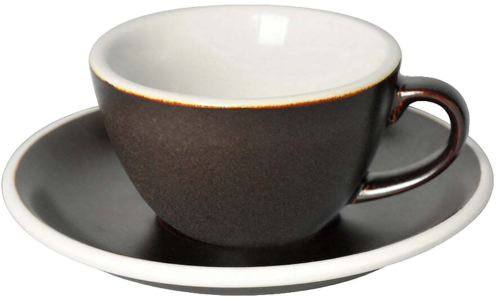 Кофейная пара Loveramics Egg Flat White C088-83BGU/C088-79BGU 150 мл, титановый (gunpowder)