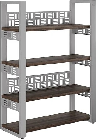 Стеллаж открытый КОБОР SO4-60/36 aluminum/charlston