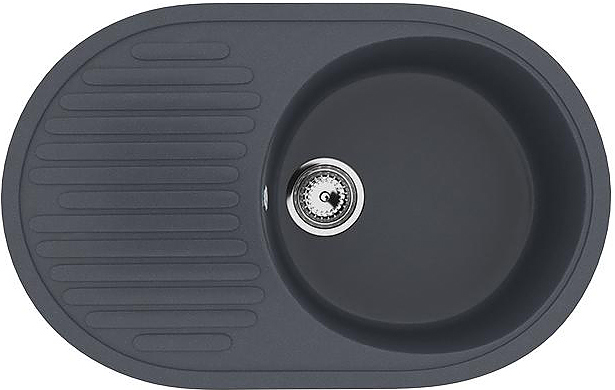 Мойка кухонная ULGRAN U-107-343 антрацит