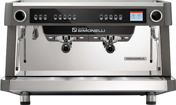 Кофемашина автоматическая Nuova Simonelli Nuova Aurelia VOL XT 2Gr 220V metallic grey+PID+high groups+LED+Group Display+Double wall steam wand