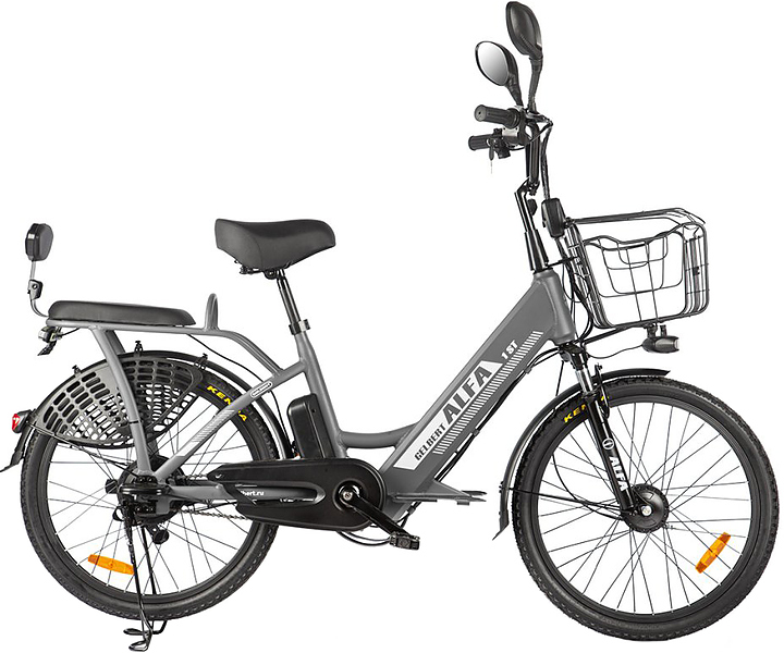 Электровелосипед GELBERT ALFA 1 ST серый