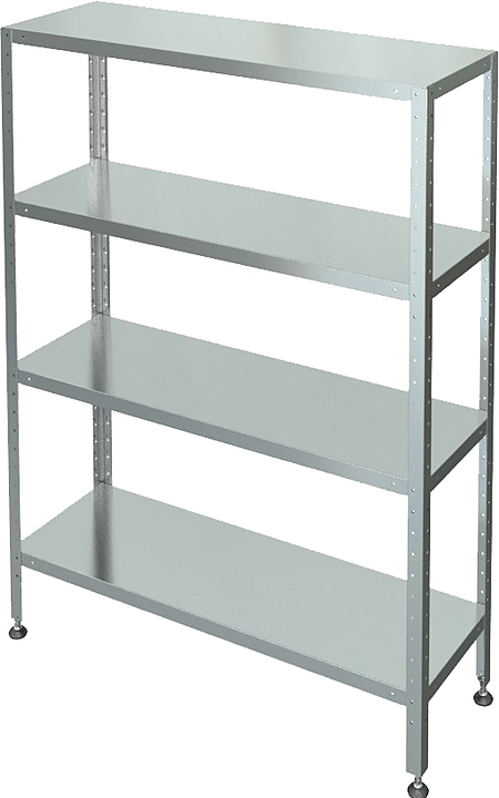 Стеллаж кухонный Марихолодмаш С-4-0,5/1,5/1,8 нерж. сталь
