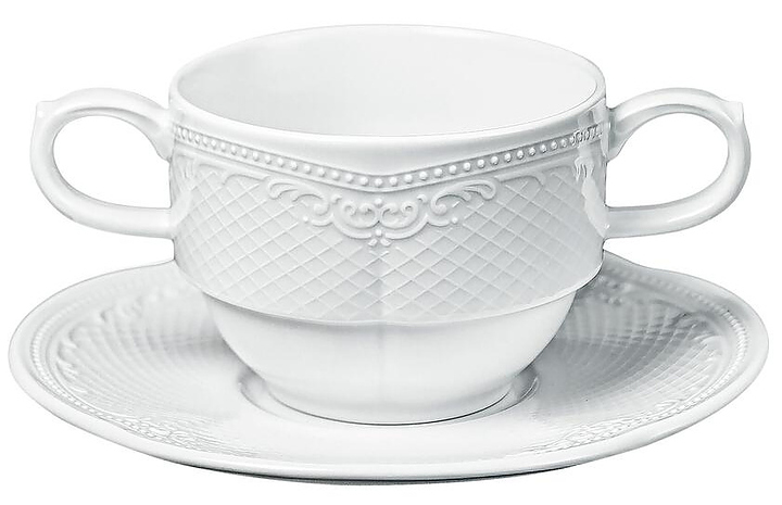 Бульонная пара Noble Aristocrat 313619-313009 340 мл белый