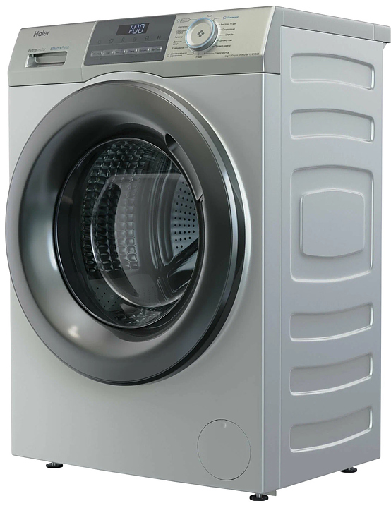 Стиральная машина Haier HW60-BP12929BSE 6 кг 1200 об/мин серебро, черный