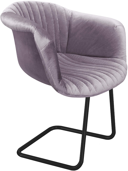 Стул Sheffilton SHT-ST31-C1/S45-1 ледяная лаванда / черный муар