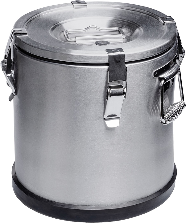 Термос профессиональный Restopit рп976 4 л (нерж. сталь) с резиновой подставкой