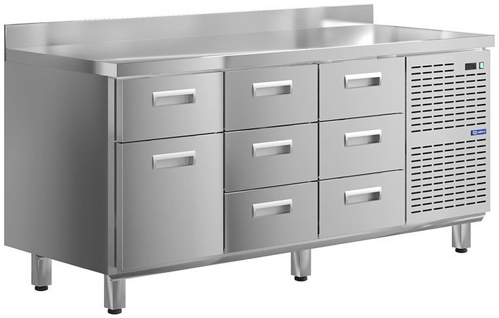 Стол холодильный KAYMAN КСХ-433/60 (8 ящиков)