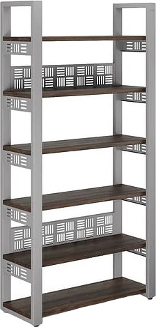 Стеллаж открытый КОБОР SO6-120/36 aluminum/charlston